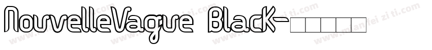 NouvelleVague Black字体转换